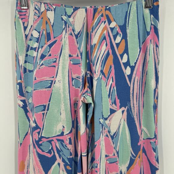 Lilly Pulitzer Georgia May Out to Sea Palazzo Pants Pull On Stretch Size XS - Picture 3 of 11